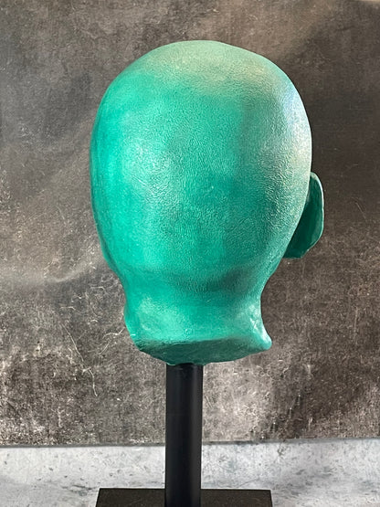 Sculpture du Seigneur des Ténèbres - Version Bronze et Or - Edition Limitee - Sculpture Pop Art En Argile